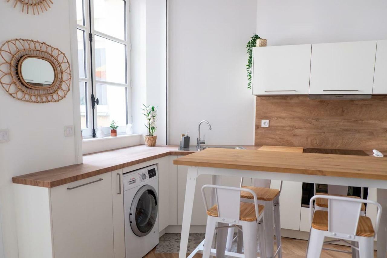 Hypercentre Appart 2 A 4 Pers, Calme & Cosy Avec Terrasse Privee Nantes Exterior foto